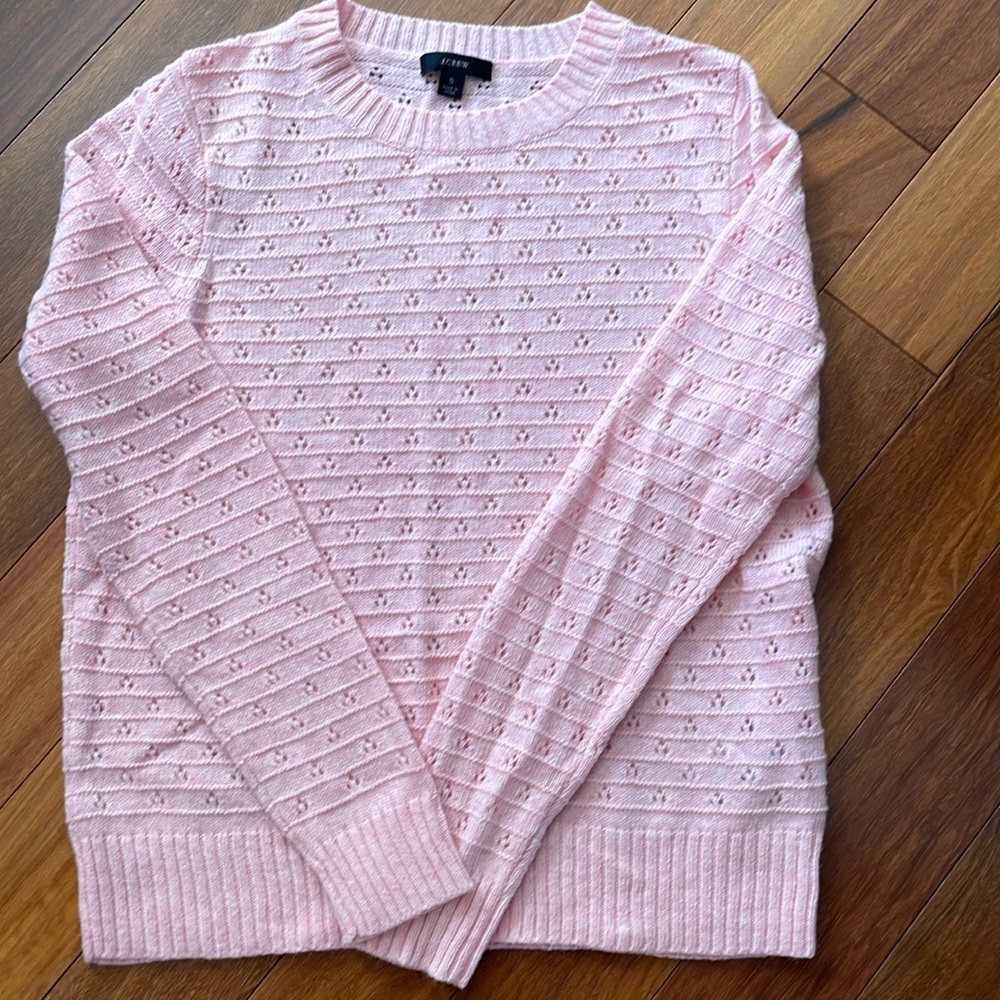 J.Crew pink sweater